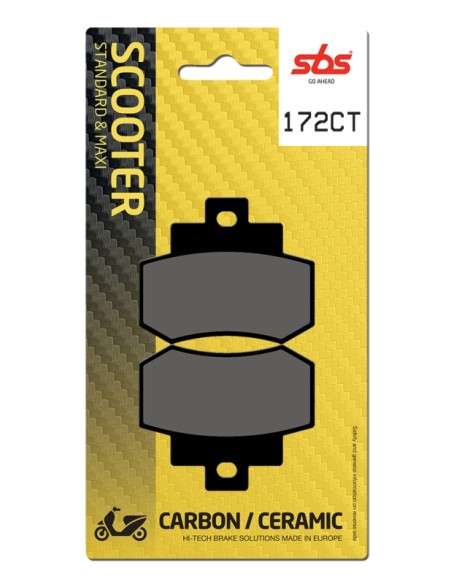 PASTILLA DE FRENO SBS P172-CT