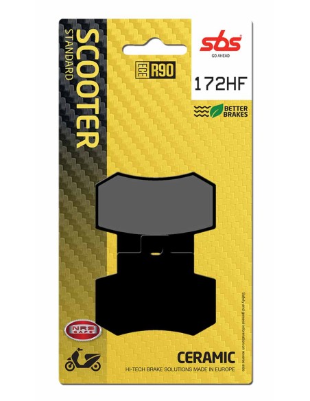 PASTILLA DE FRENO SBS P172-HF