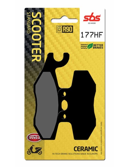 PASTILLA DE FRENO SBS P177-HF