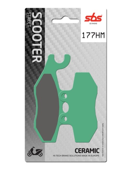 PASTILLA DE FRENO SBS P177-HM