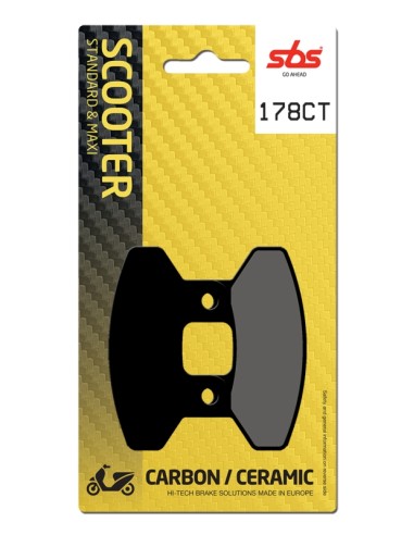 PASTILLA DE FRENO SBS P178-CT