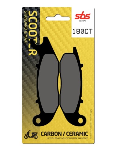 PASTILLA DE FRENO SBS P180-CT