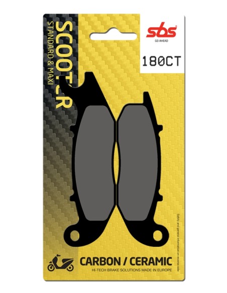 PASTILLA DE FRENO SBS P180-CT