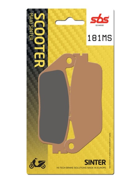 PASTILLA DE FRENO SBS P181-MS