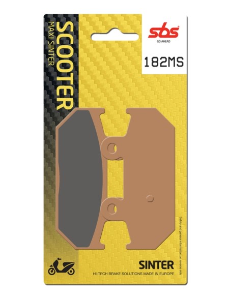 PASTILLA DE FRENO SBS P182-MS