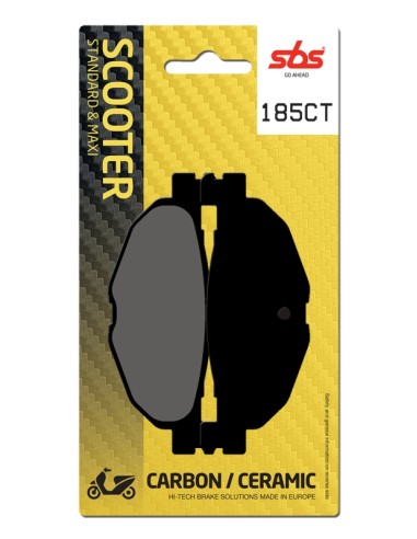 PASTILLA DE FRENO SBS P185-CT
