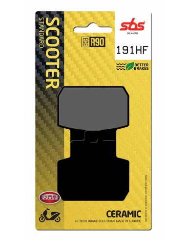 PASTILLA DE FRENO SBS P191-HF