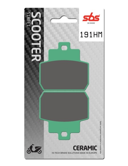 PASTILLA DE FRENO SBS P191-HM