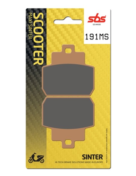 PASTILLA DE FRENO SBS P191-MS