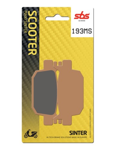 PASTILLA DE FRENO SBS P193-MS