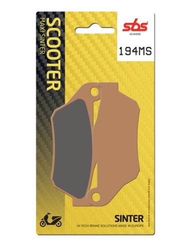 PASTILLA DE FRENO SBS P194-MS