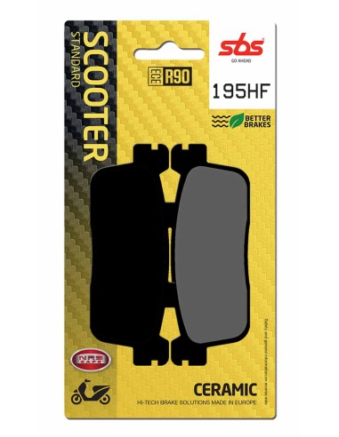 PASTILLA DE FRENO SBS P195-HF