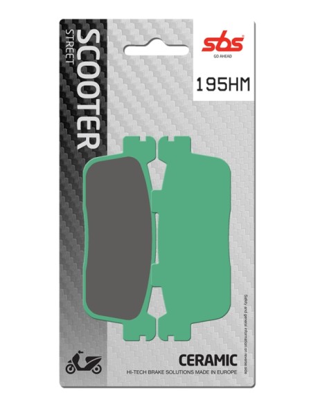 PASTILLA DE FRENO SBS P195-HM