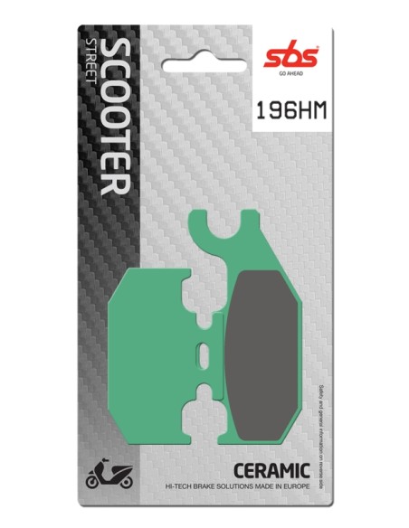 PASTILLA DE FRENO SBS P196-HM