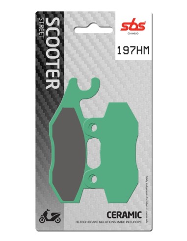 PASTILLA DE FRENO SBS P197-HM