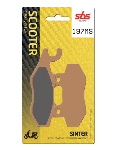 PASTILLA DE FRENO SBS P197-MS