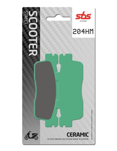PASTILLA DE FRENO SBS P204-HM