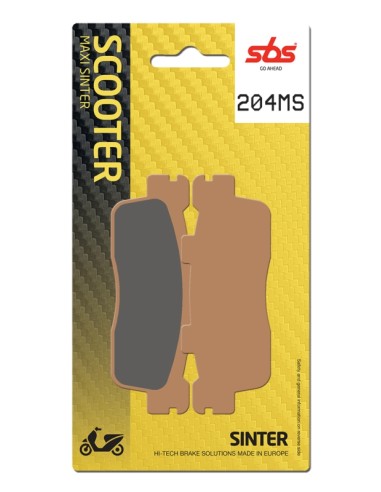 PASTILLA DE FRENO SBS P204-MS