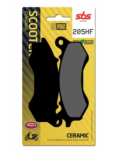 PASTILLA DE FRENO SBS P205-HF