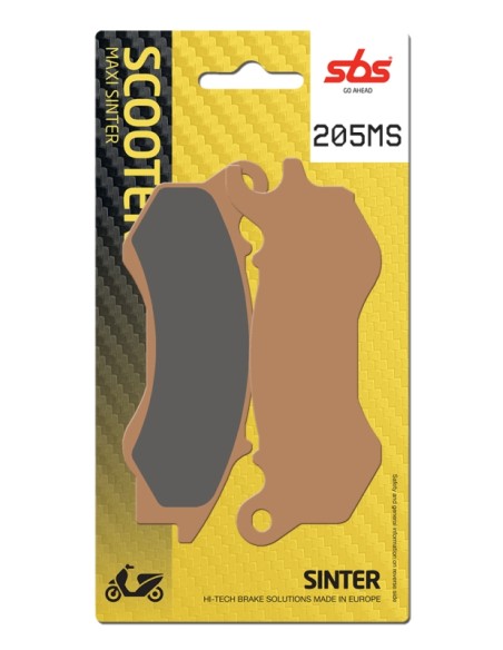 PASTILLA DE FRENO SBS P205-MS