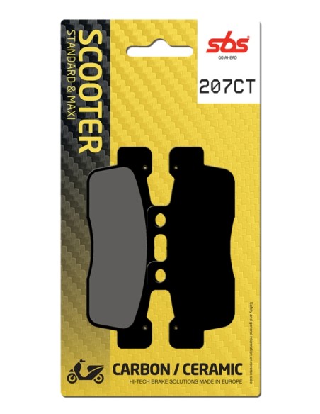 PASTILLA DE FRENO SBS P207-CT