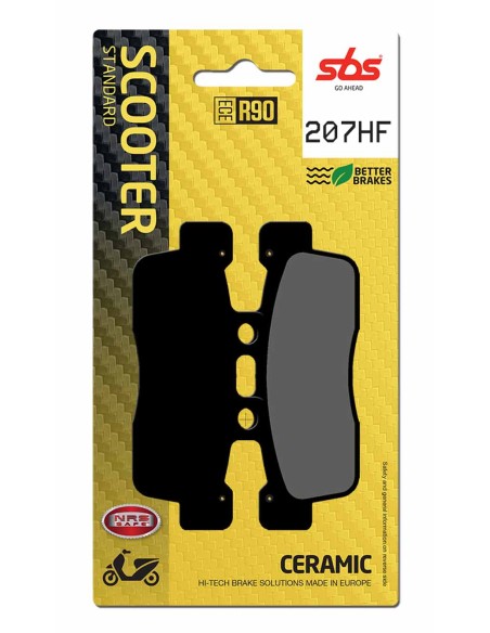 PASTILLA DE FRENO SBS P207-HF