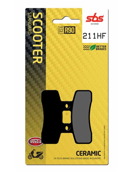 PASTILLA DE FRENO SBS P211-HF