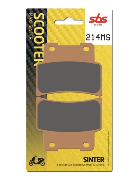 PASTILLA DE FRENO SBS P214-MS*