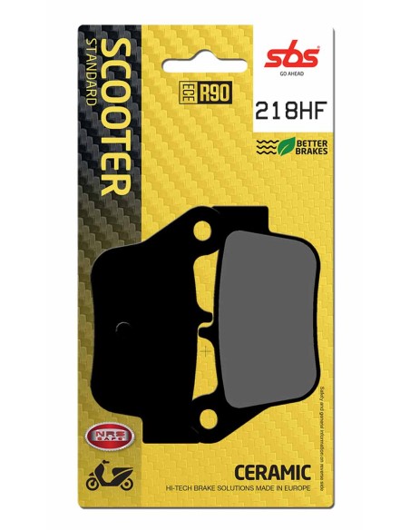 PASTILLA DE FRENO SBS P218-HF