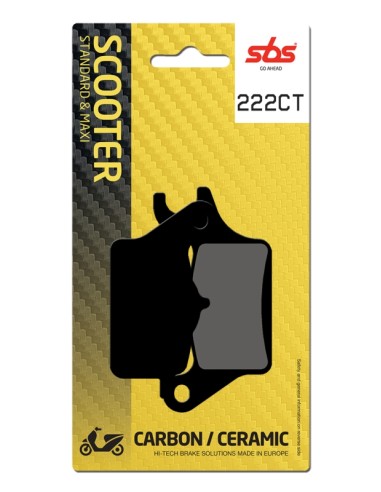 PASTILLA DE FRENO SBS P222-CT