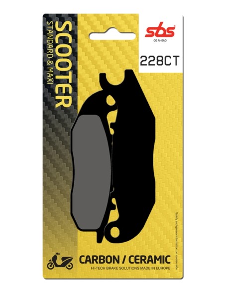 PASTILLA DE FRENO SBS P228-CT