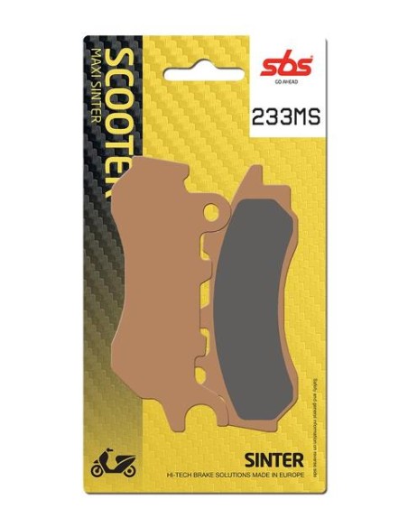 PASTILLA DE FRENO SBS P233-MS