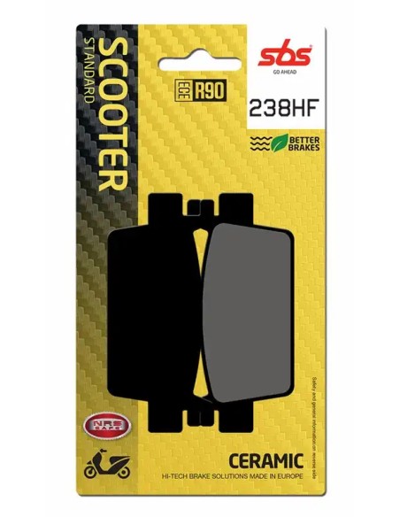 PASTILLA DE FRENO SBS P238-HF