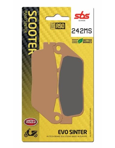 PASTILLA DE FRENO SBS P242-MS