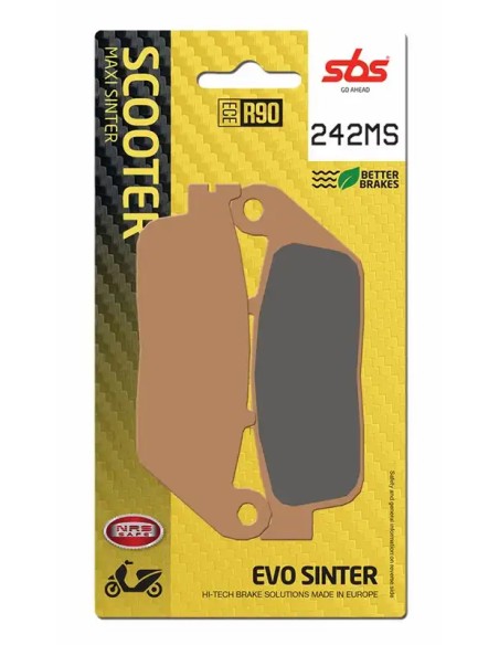 PASTILLA DE FRENO SBS P242-MS