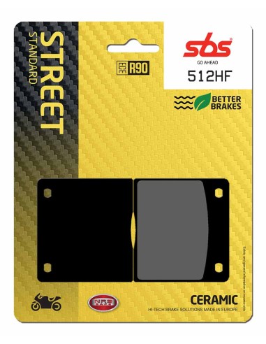 PASTILLA DE FRENO SBS P512-HF