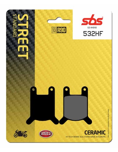 PASTILLA DE FRENO SBS P532-HF