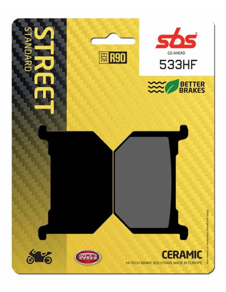 PASTILLA DE FRENO SBS P533-HF