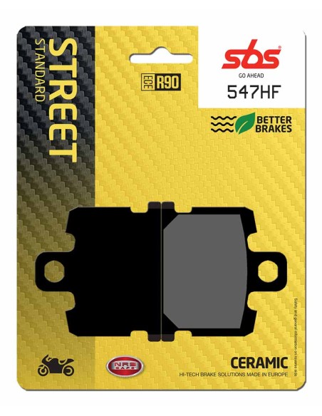 PASTILLA DE FRENO SBS P547-HF