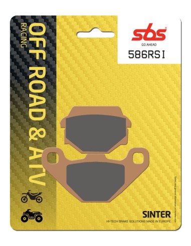 PASTILLA DE FRENO SBS P586-RSI