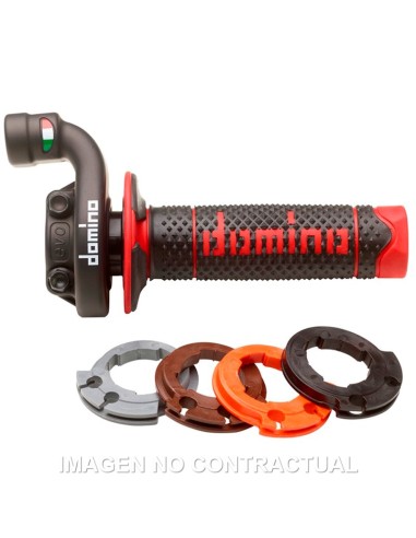 Mando gas Domino KRK Evo con puños 