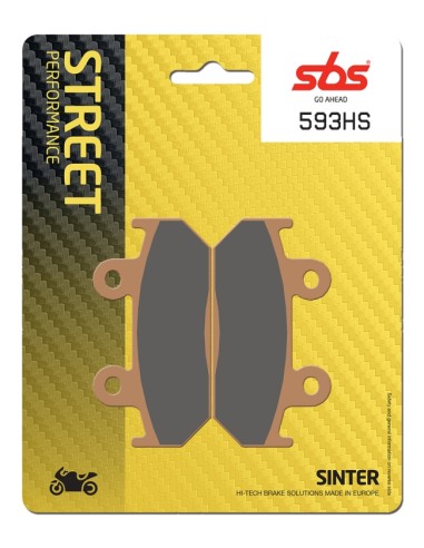PASTILLA DE FRENO SBS P593-HS*