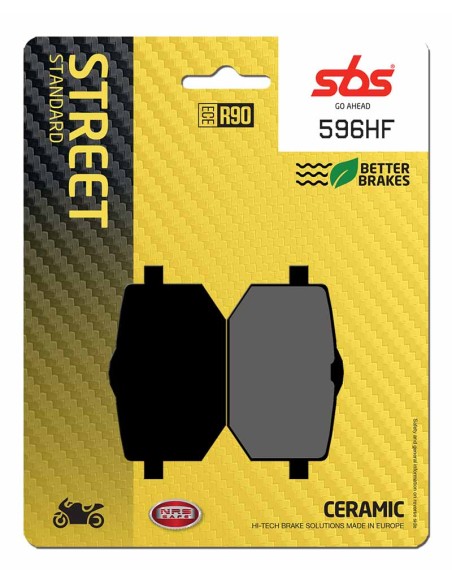 PASTILLA DE FRENO SBS P596-HF