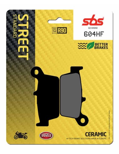 PASTILLA DE FRENO SBS P604-HF