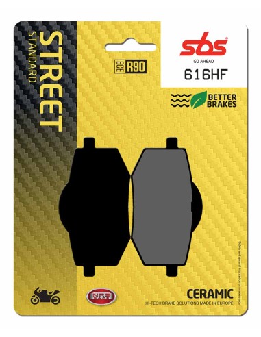 PASTILLA DE FRENO SBS P616-HF