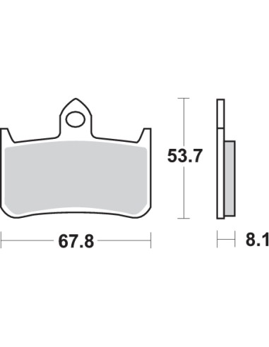PASTILLA DE FRENO SBS P622-RQ