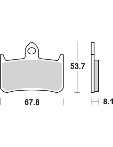 PASTILLA DE FRENO SBS P622-RQ