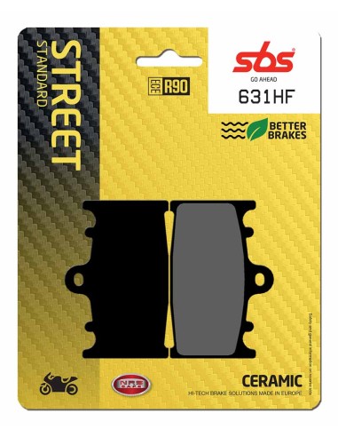 PASTILLA DE FRENO SBS P631-HF*