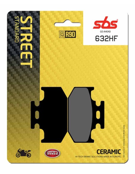 PASTILLA DE FRENO SBS P632-HF