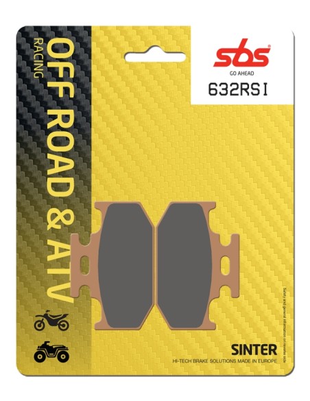 PASTILLA DE FRENO SBS P632-RSI